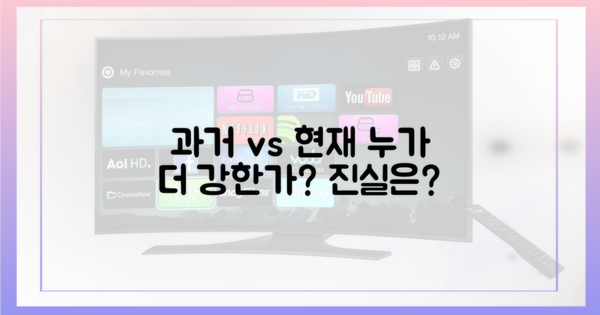 과거와 현재, 누가 더 강한가?