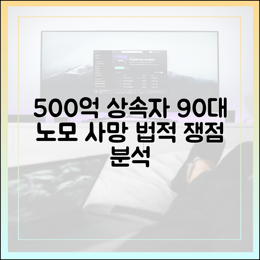 500억 유산 상속자들: 강남 90대 노모 사망 사건의 법적 쟁점 분석