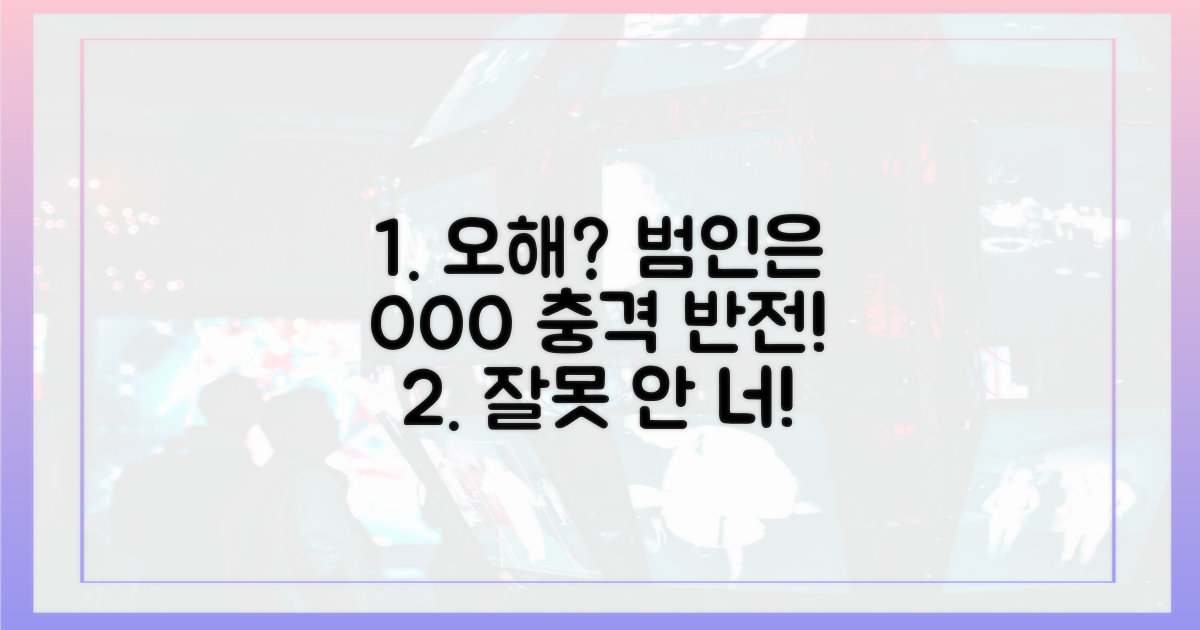 1가지 오해, 범인의 정체