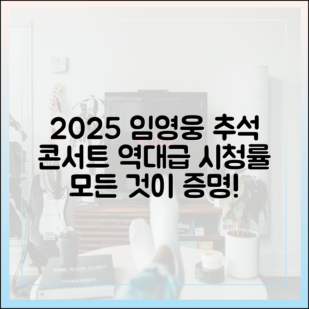 2025 추석특집 임영웅 리사이틀, 시청률이 모든 것을 증명했다