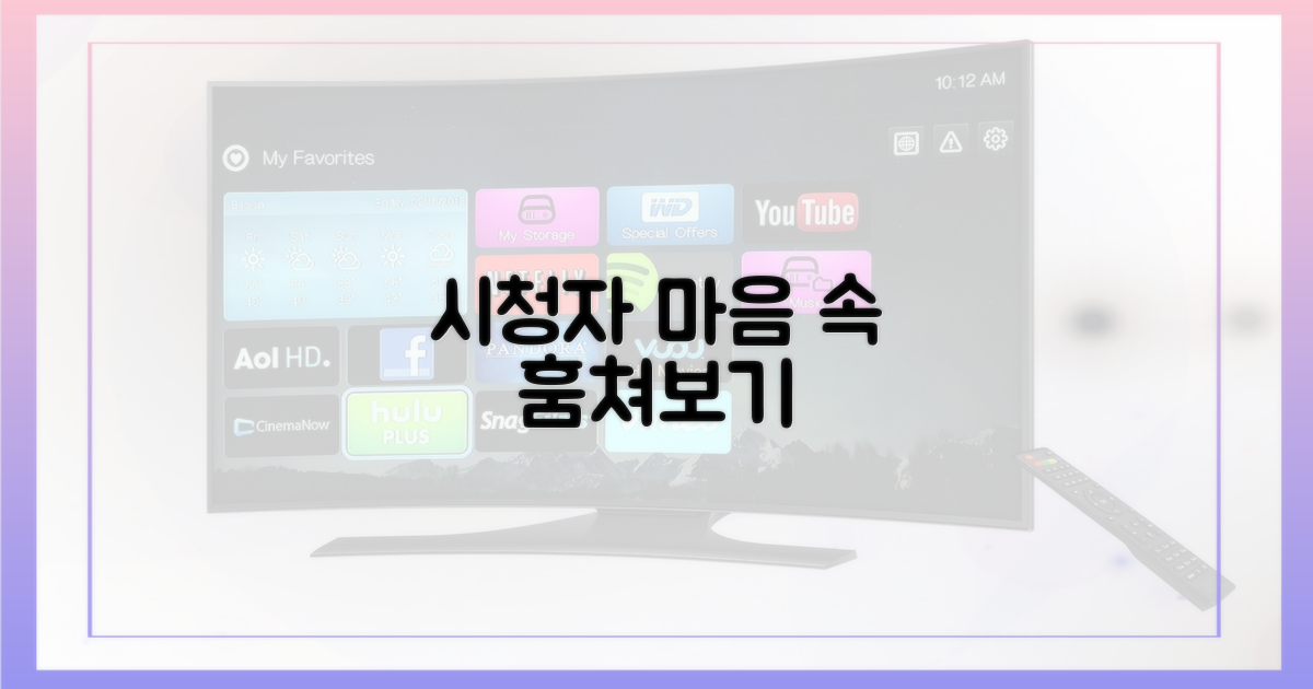 시청자는 무엇을 느끼는 걸까?