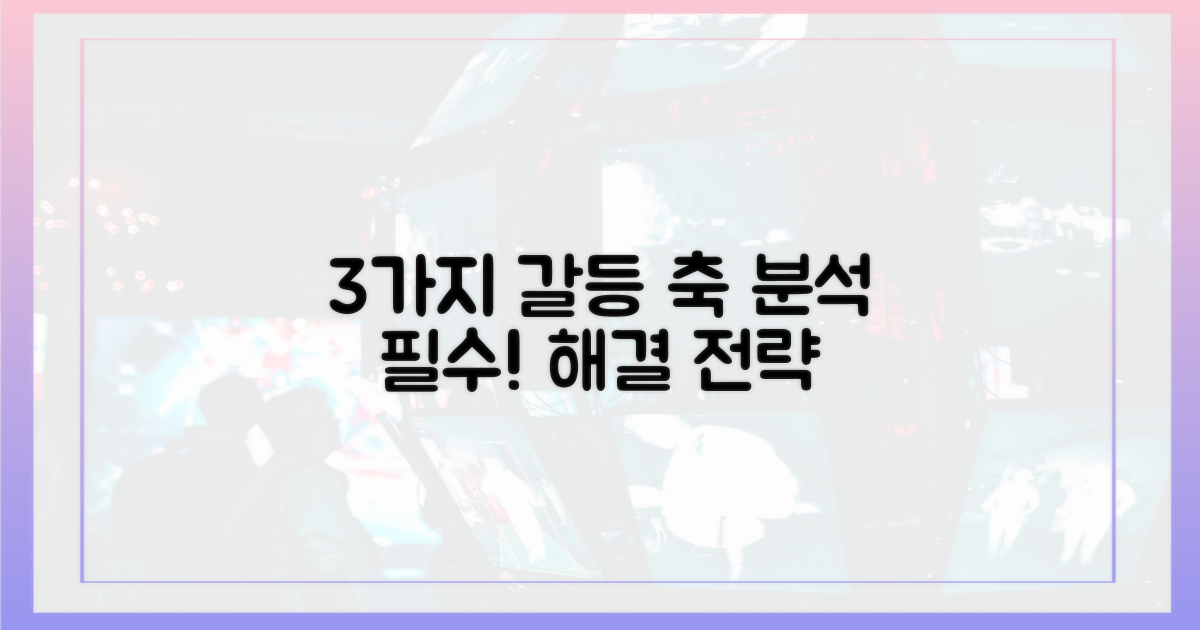 3가지 갈등 축 분석