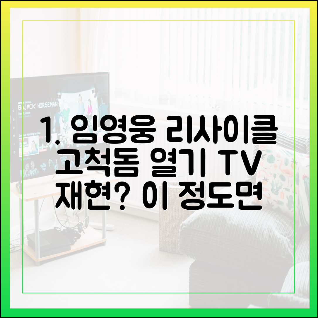임영웅 리사이클, 고척돔 현장의 열기를 TV로 완벽하게 재현했나?