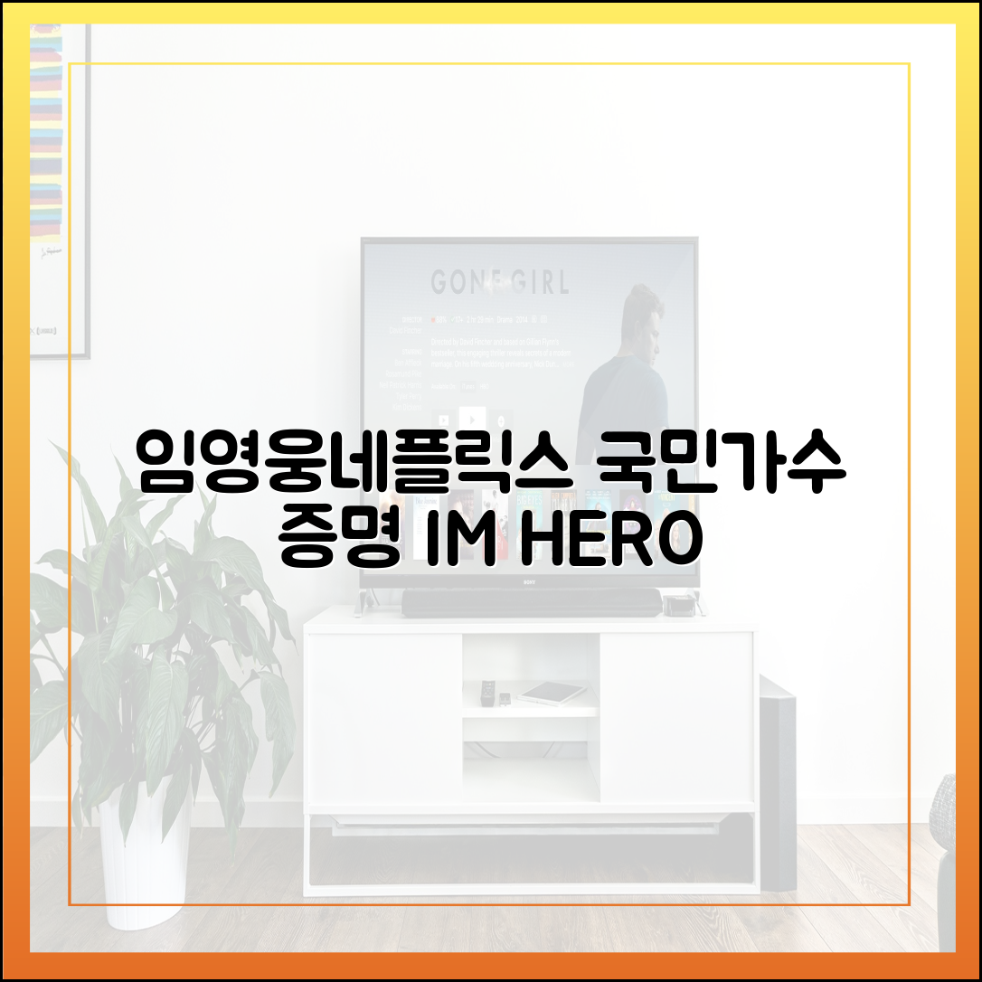 임영웅 '아임 히어로 더 스타디움' 넷플릭스 관람 후기: 왜 그가 '국민 가수'인지 증명하다