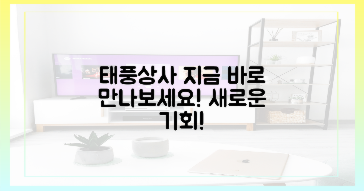 지금 태풍상사를 만나보세요