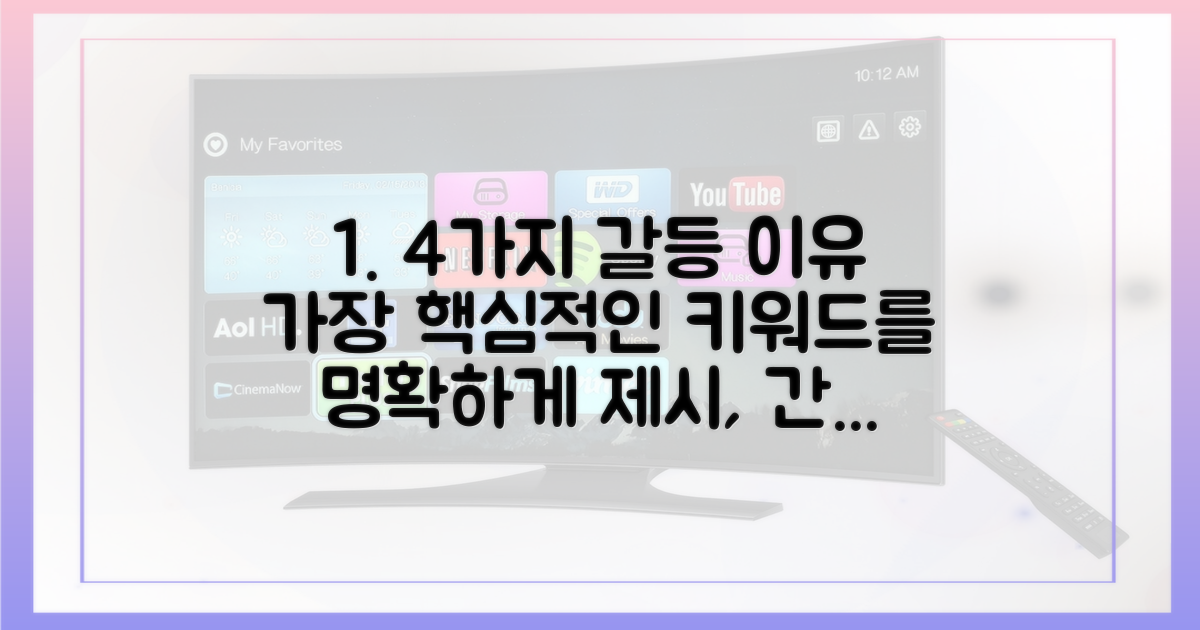 4가지 갈등 유형