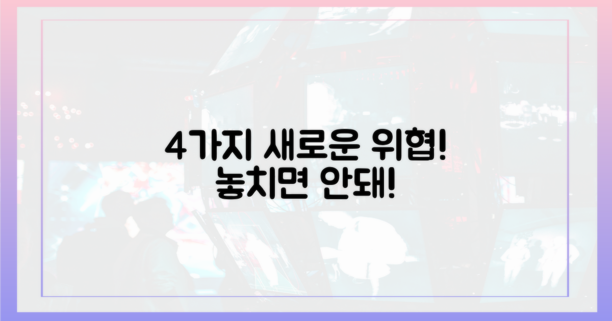 4가지 새로운 위협