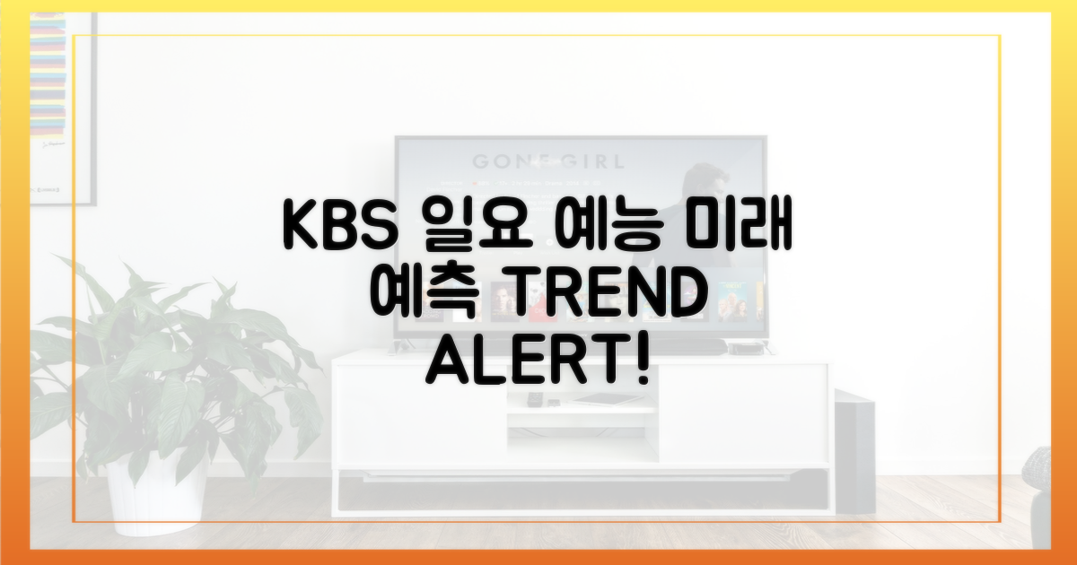 KBS 일요 예능의 미래를 읽으세요!