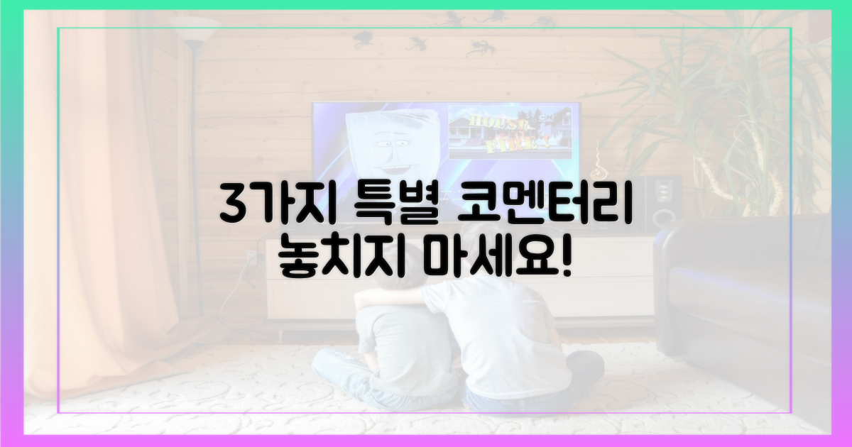 3가지 특별 코멘터리