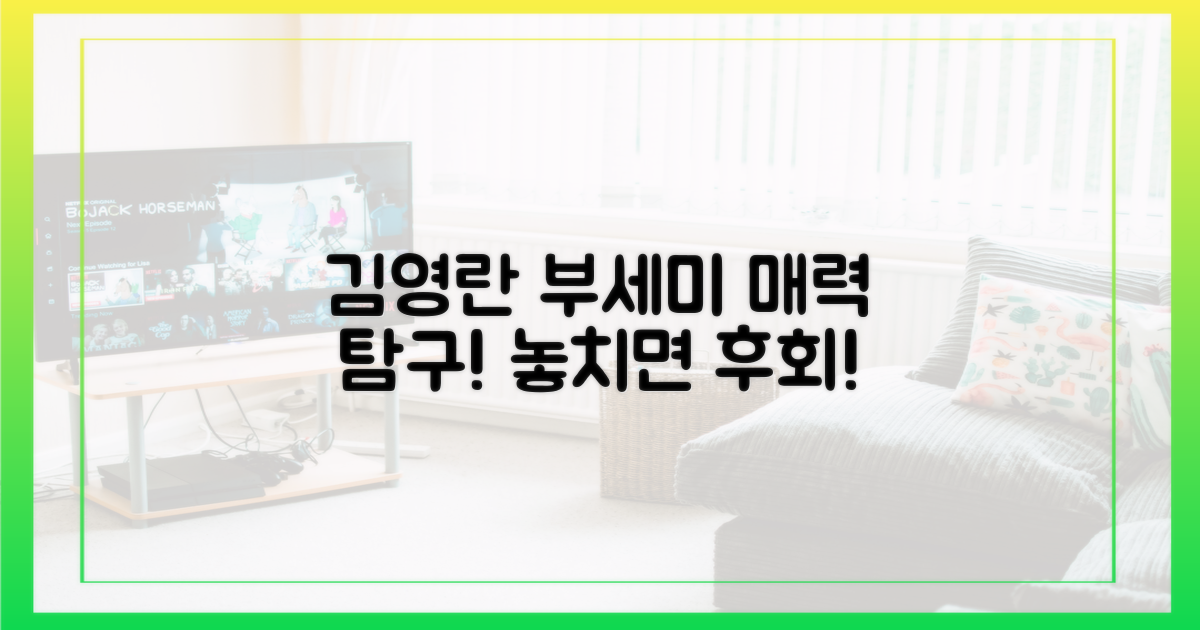 김영란, 부세미 매력을 파헤쳐봐!