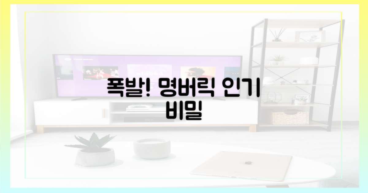 시청률 폭발! '명버릭' 열풍의 비밀