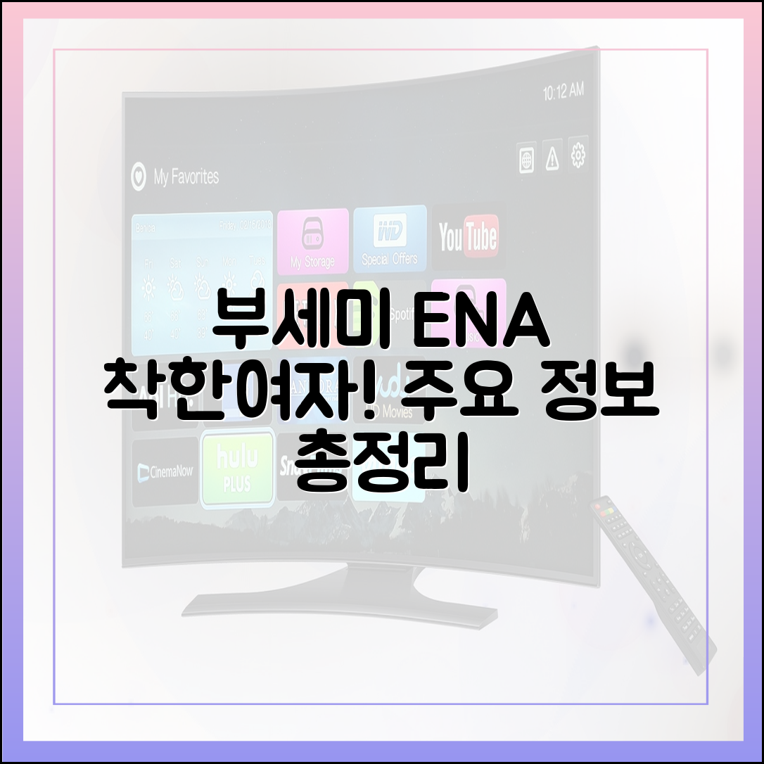 ENA 드라마 '착한 여자 부세미' 기본 정보 총정리 (출연진, 몇부작, 원작 유무)