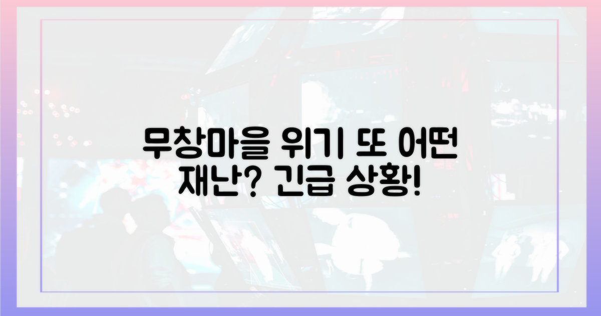 무창마을, 또 어떤 위기?