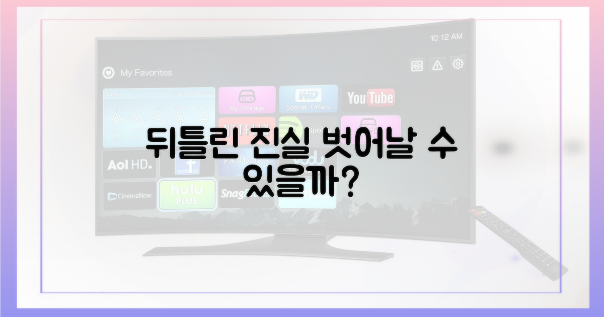 뒤틀린 진실, 벗어날 수 있을까