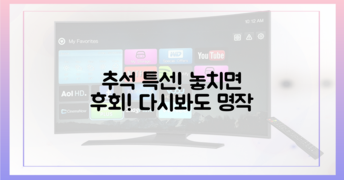 추석특집 리사이클, 재방송 놓치지 마세요!