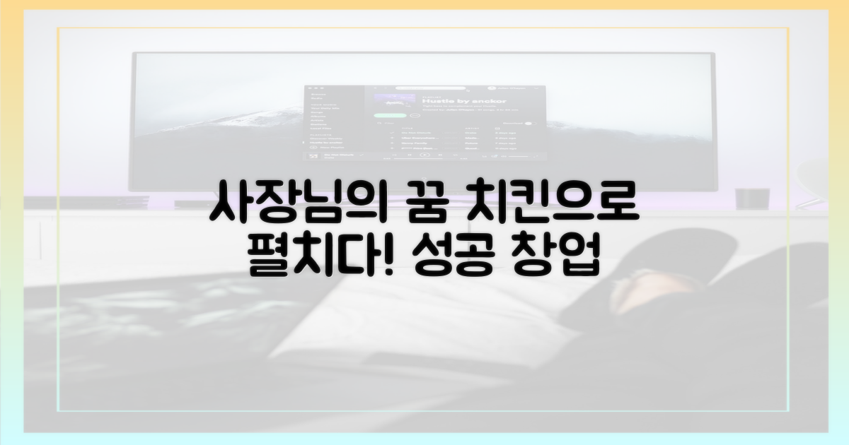 신사장의 꿈, 치킨집에 담다