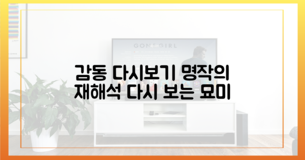 감동의 재해석, 다시보기 묘미