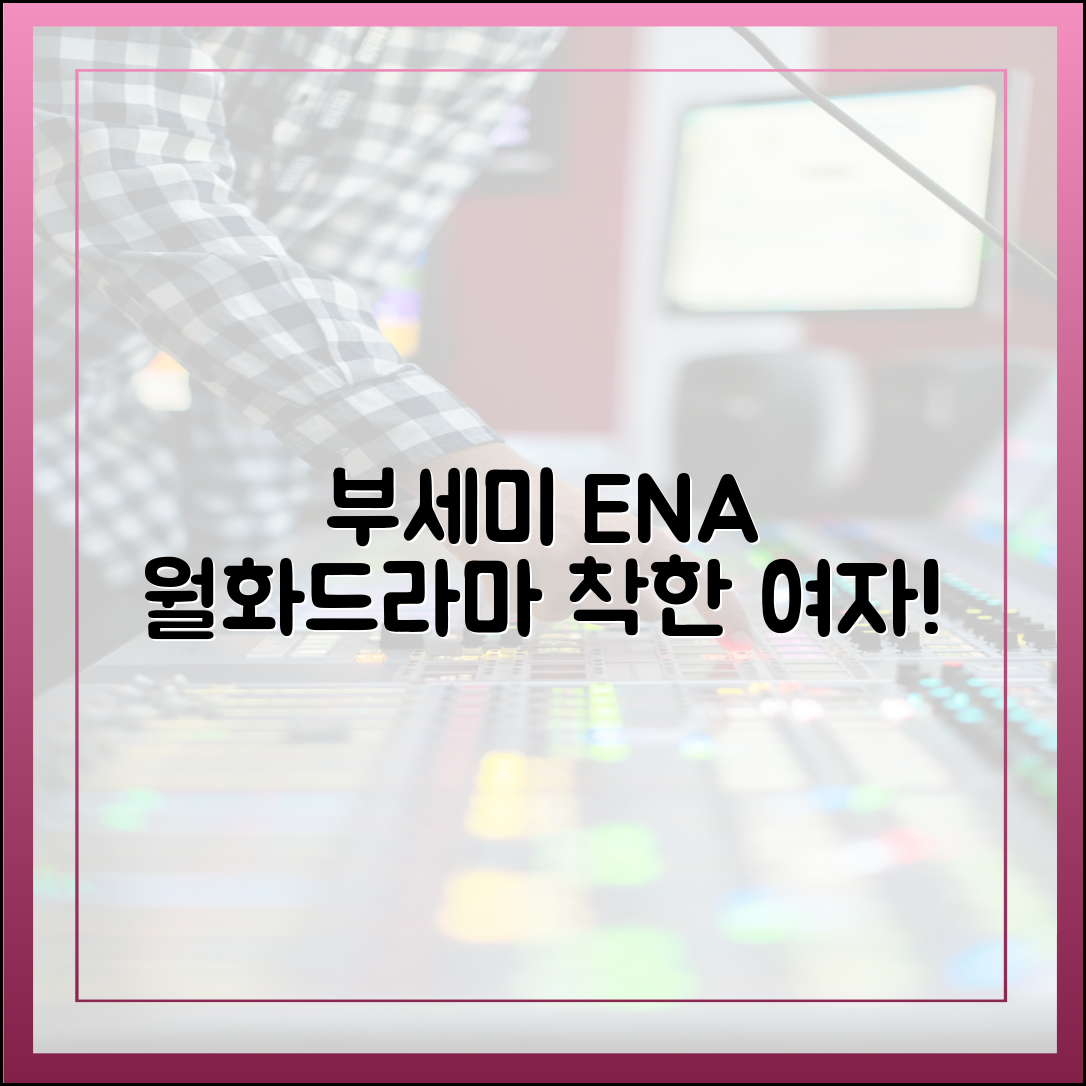 ENA 월화드라마 '착한 여자 부세미' 기본 정보 및 제작사