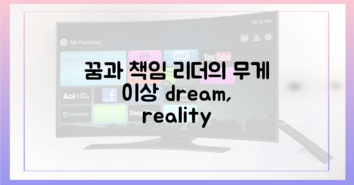 꿈과 책임: 이상적 리더의 무게