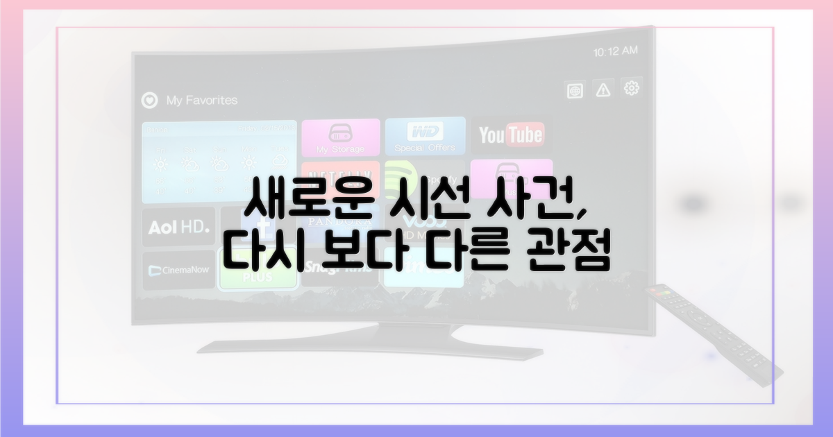 새로운 관점: 사건의 재해석