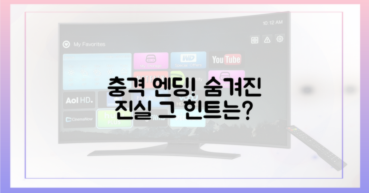 충격 엔딩: 숨겨진 진실의 힌트