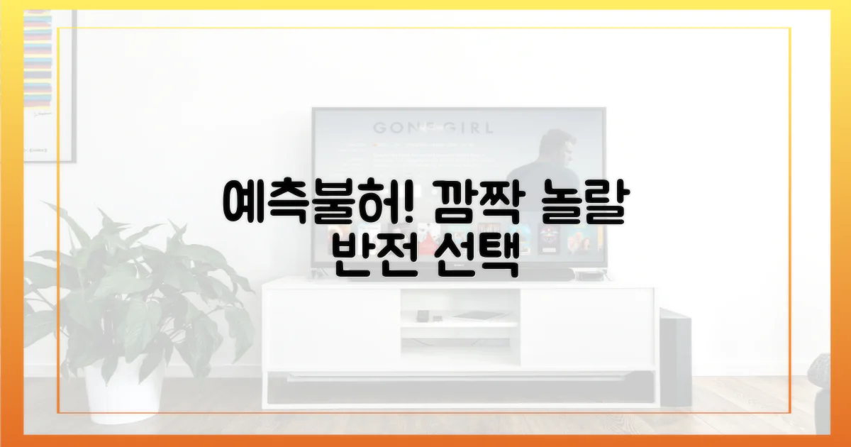 예측불허: 예상 밖의 선택