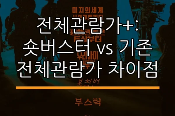 전체관람가+: 숏버스터 vs 기존 전체관람가 차이점
