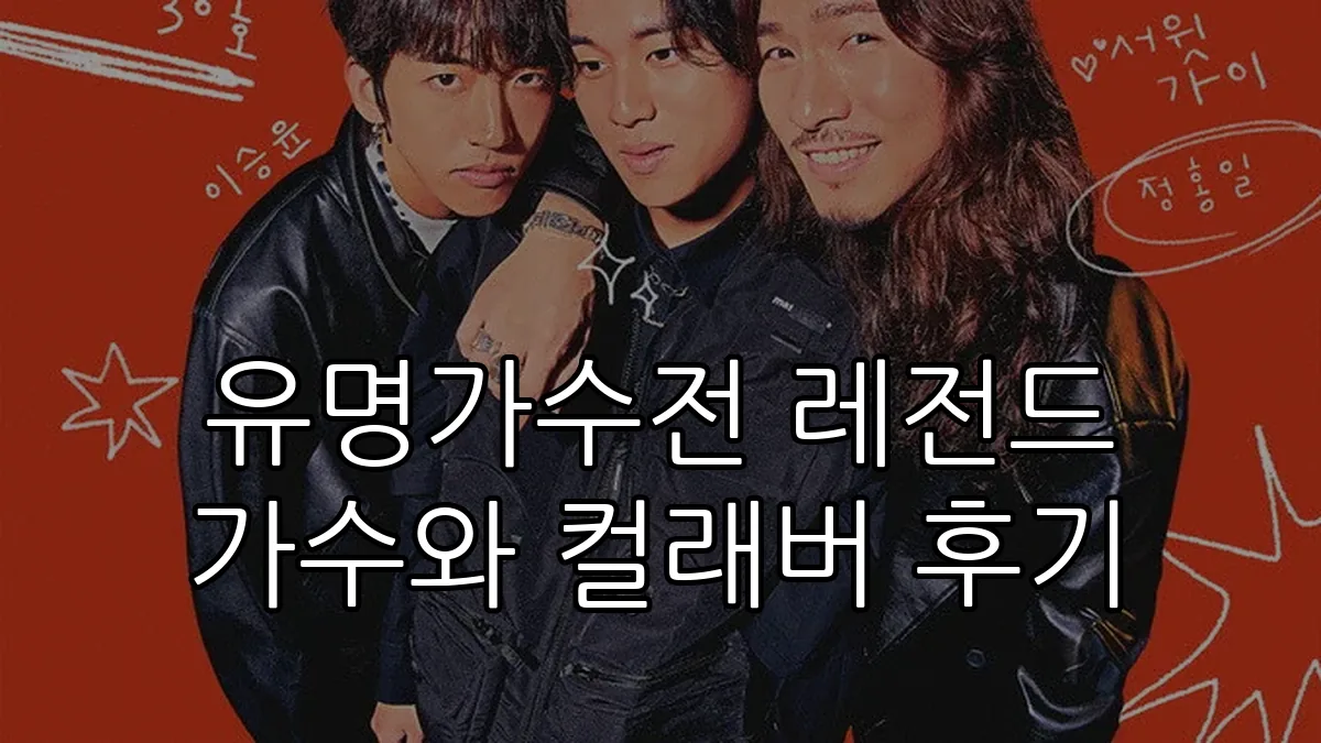 유명가수전 레전드 가수와 컬래버 후기