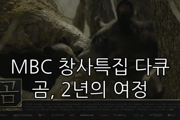 MBC 창사특집 다큐 곰, 2년의 여정