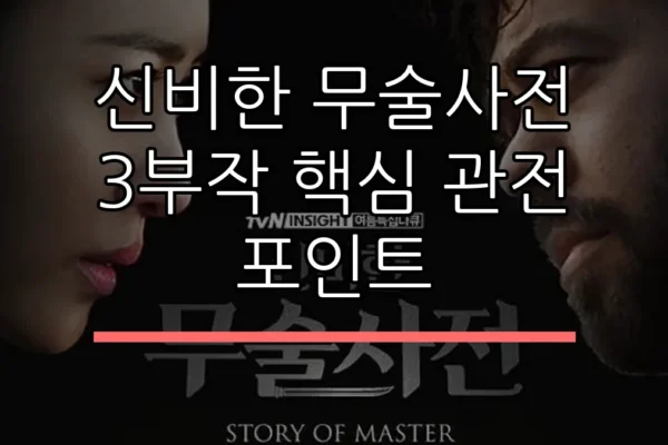 신비한 무술사전 3부작 핵심 관전 포인트
