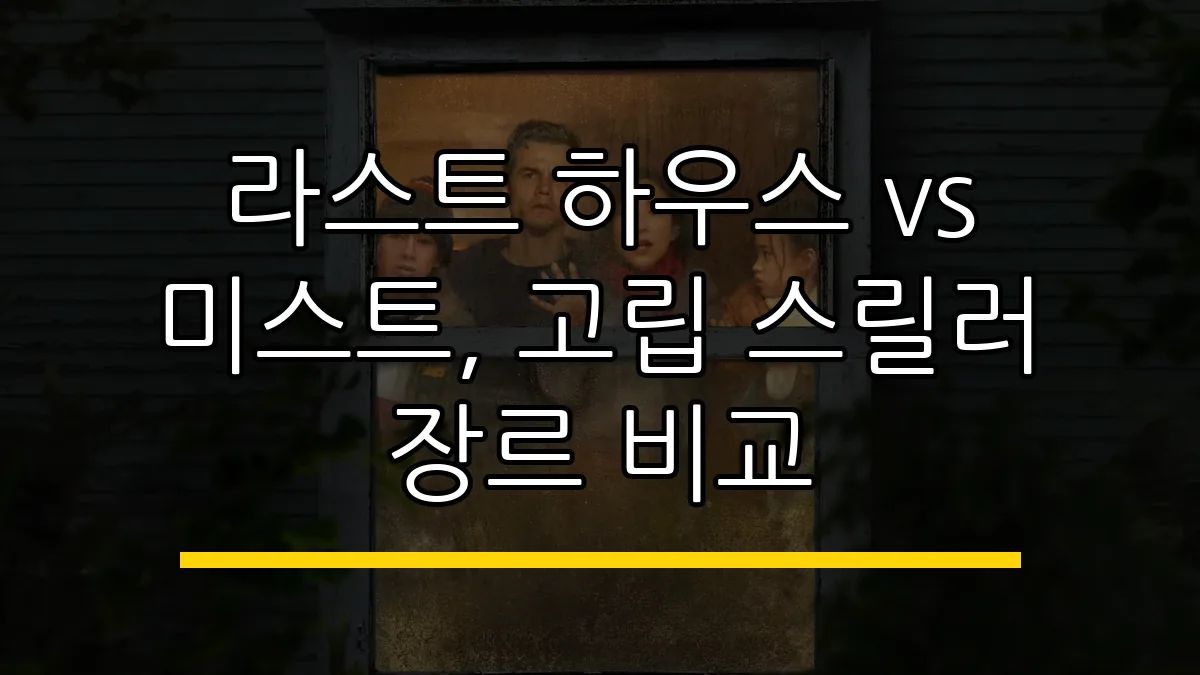 라스트 하우스 vs 미스트, 고립 스릴러 장르 비교